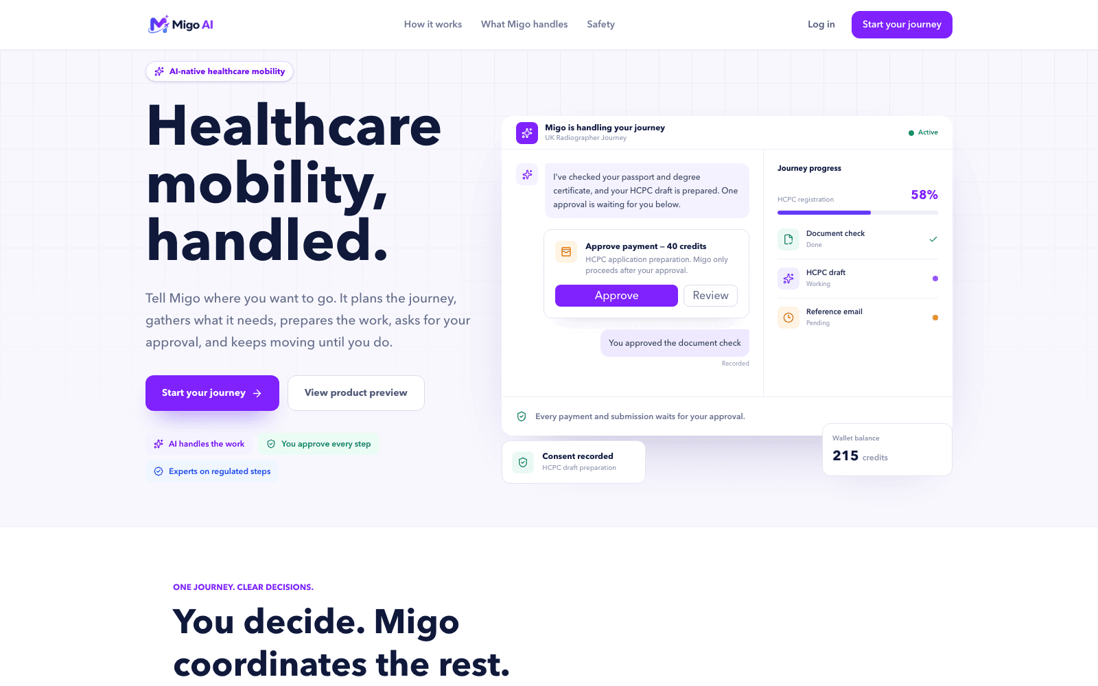 Migo Mobility product screenshot